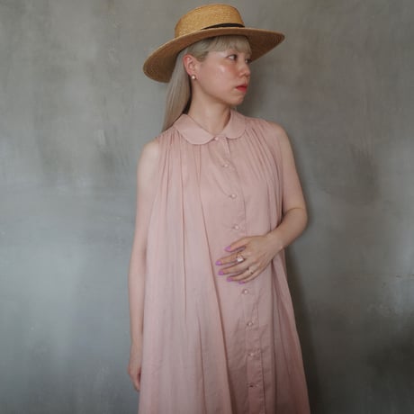 Pages & Petals, GATHERED DRESS - pink