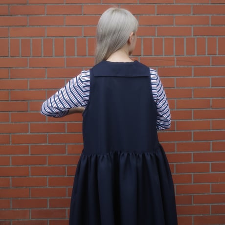 MOON ROAD sailor collar dress