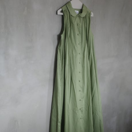 Pages & Petals, GATHERED DRESS - green