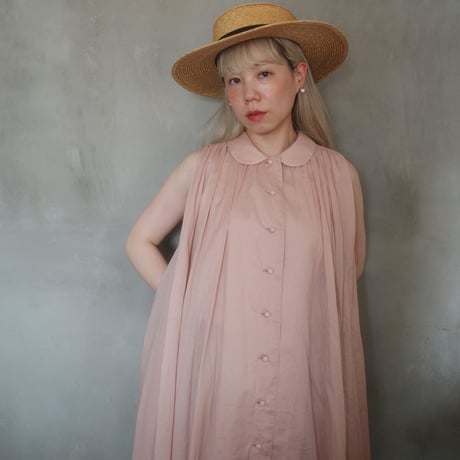 Pages & Petals, GATHERED DRESS - pink