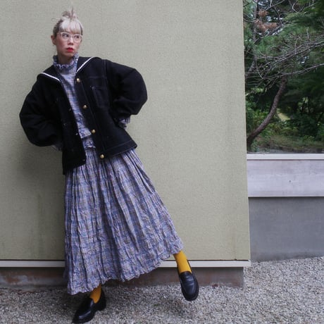 SEASON GAP LAB. check skirt-01