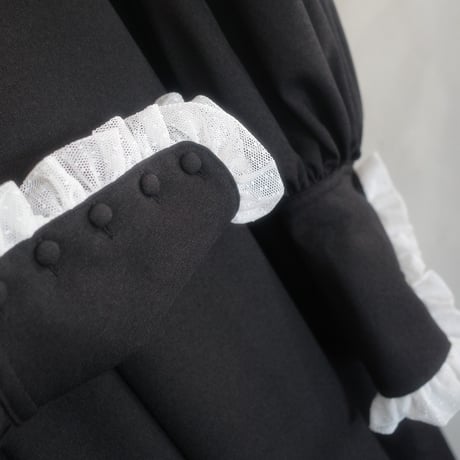 MAYBE I’M A WIZARD? DRESS - raven black