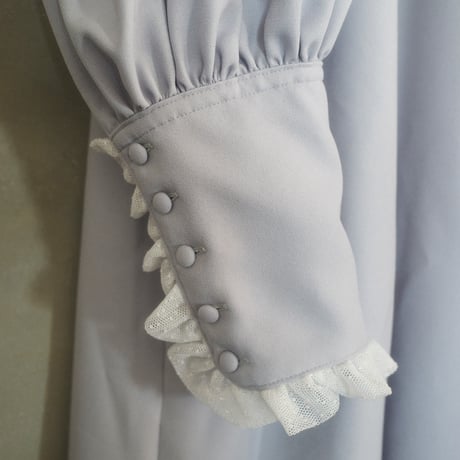 MAYBE I’M A WIZARD? DRESS - mist gray