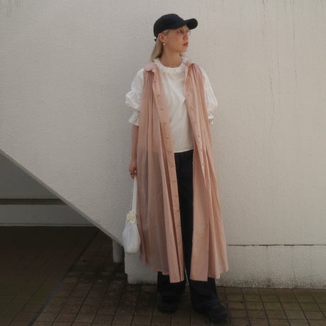 Pages & Petals, GATHERED DRESS - pink