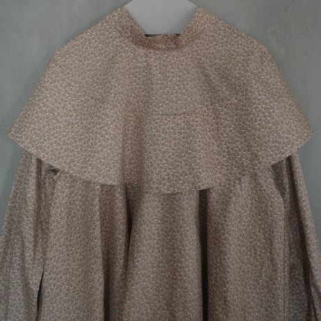 Tiny Floral 3WAY BLOUSE - gentle pink greige