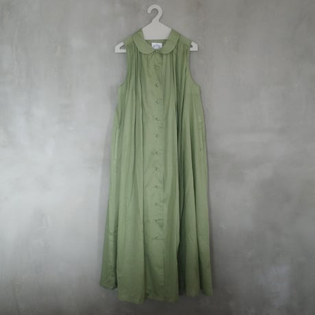 Pages & Petals, GATHERED DRESS - green