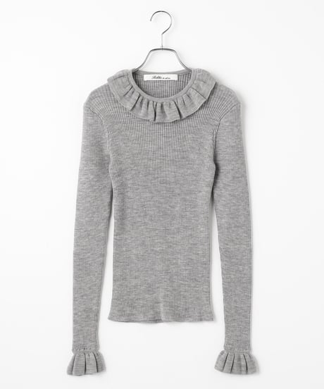 2914-660 Frill Collar Pullover ¥33,000