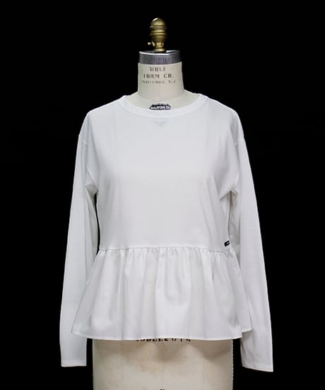 2911-495 Peplum Frill Long T ¥19,800
