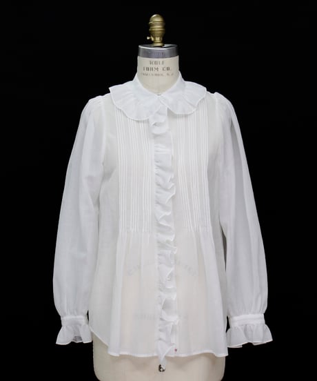 2911-961 Big Frill Collar Blouse ¥35,200