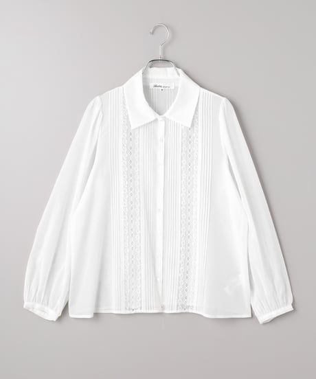 2911-959 Lace+Tuck Blouse ¥38,500
