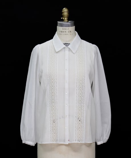 2911-959 Lace+Tuck Blouse ¥38,500