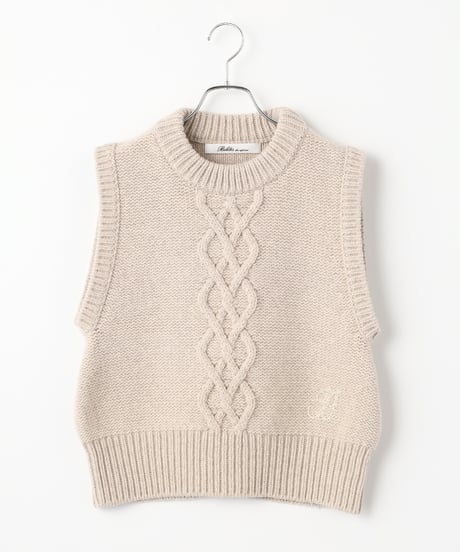 2914-664 Vest(Cable) ¥38,500