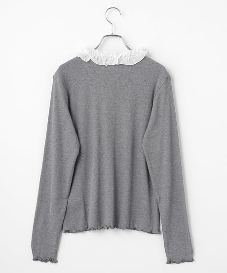 2916-497 Frill Collar Cardigan ¥22,000
