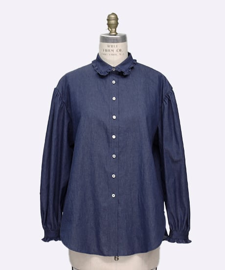 2911-956 Denim Shirt Blouse ¥28,600
