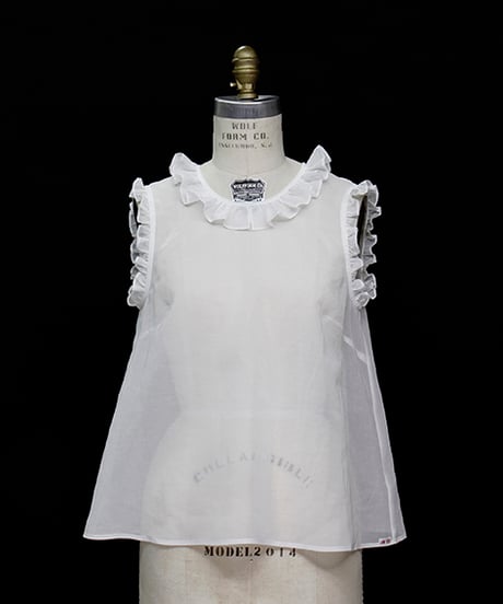 2911-955 Cotton Organdy Blouse ¥24,200