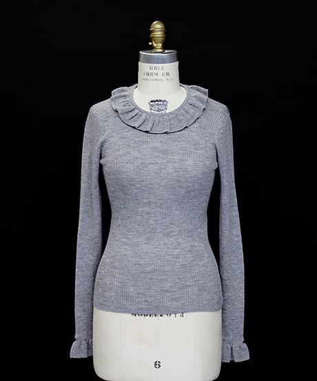 2914-660 Frill Collar Pullover ¥33,000