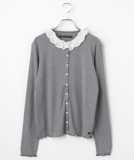 2916-497 Frill Collar Cardigan ¥22,000