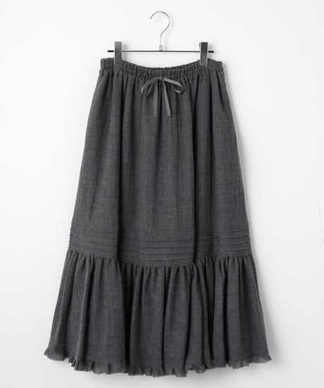 2912-925 Wool Gauze Skirt ¥42,900
