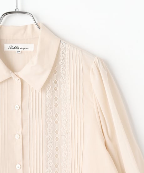 2911-959 Lace+Tuck Blouse ¥38,500