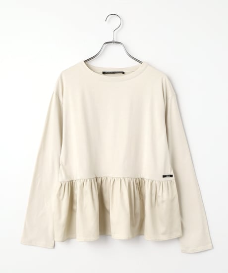 2911-495 Peplum Frill Long T ¥19,800