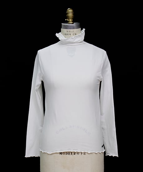 2916-496 Frill Turtle Neck Long  T ¥13,200