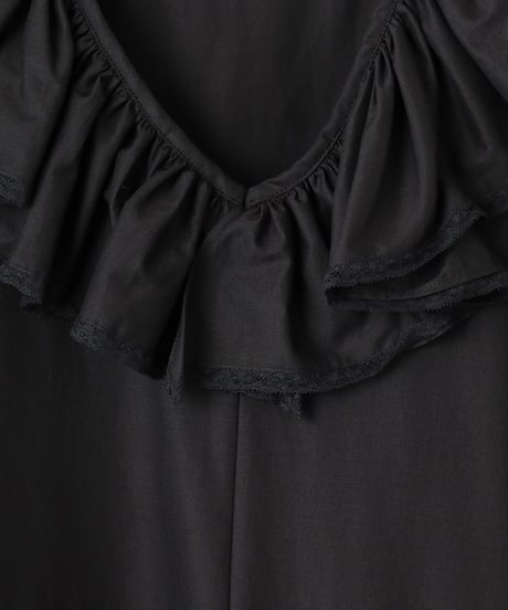 2913-718  Frill Collar Dress(Plain) ¥49,500