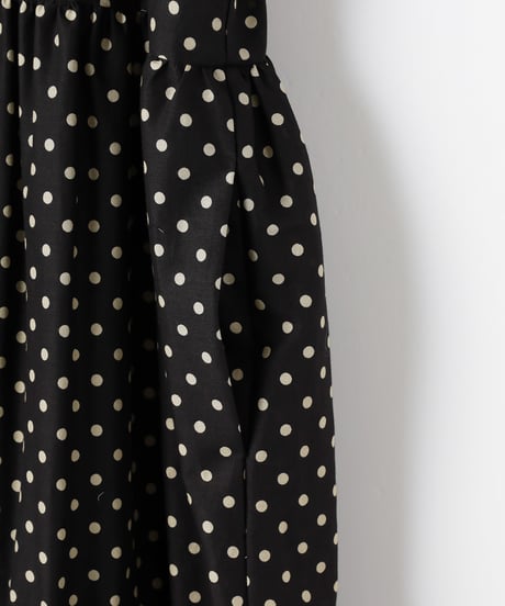 2913-717 Frill Tiered Dress(Dot) ¥49,500