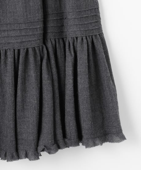 2912-925 Wool Gauze Skirt ¥42,900