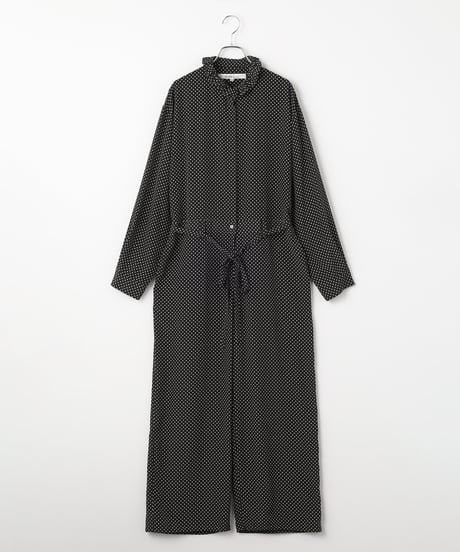 Frill Collar All in One(Dot) ¥49,500