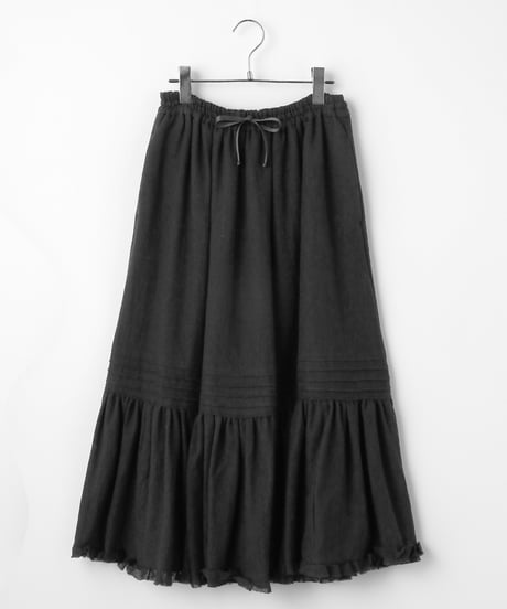 2912-925 Wool Gauze Skirt ¥42,900