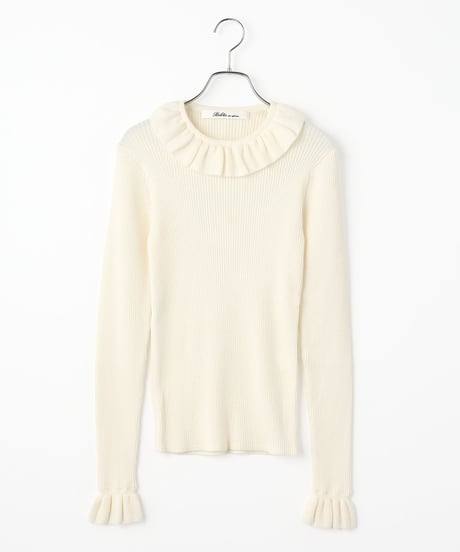 2914-660 Frill Collar Pullover ¥33,000