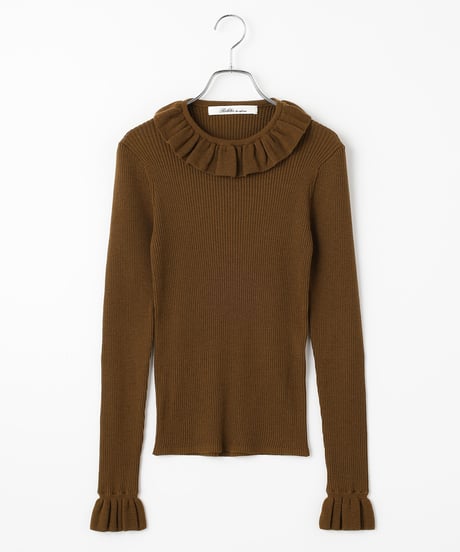 2914-660 Frill Collar Pullover ¥33,000