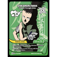 【Naruto Mythos TCG】 Shikamaru Nara プロモ 111/130V