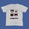 Muddy Cat Club Tシャツ 2色刷り ライトグレー
