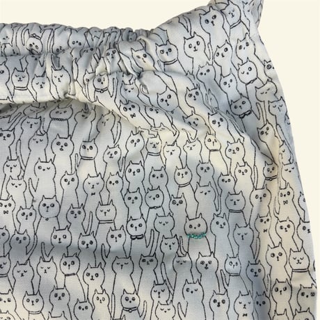 【チャリティ】猫柄グラニーバッグ