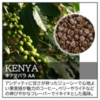 【☆店頭受取り専用】ケニア／キアマバラ AA〔豆のまま・粉にする〕