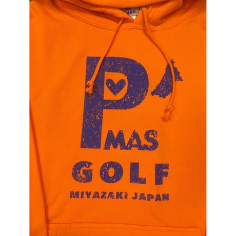 P'MAS GOLFパーカー(オレンジ)
