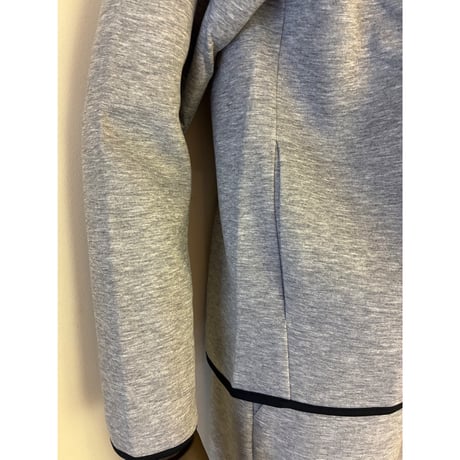 【オンライン先行販売】ダンボールニット　セットアップ(杢グレー×オレンジ)