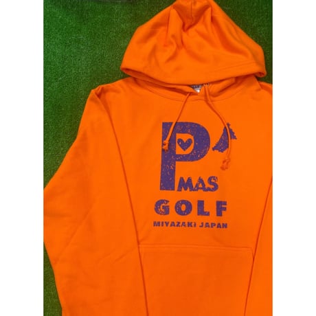 P'MAS GOLFパーカー(オレンジ)