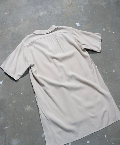 1940~50s French rayon short sleeve shirts