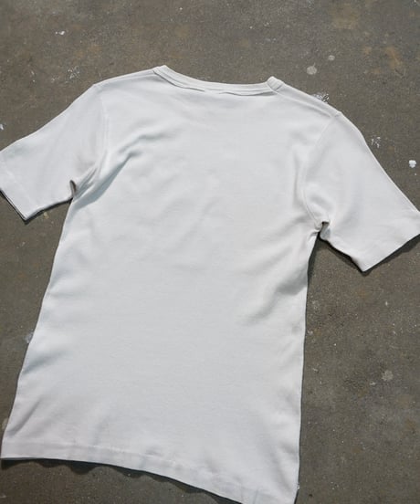1980s French flock print T shirt