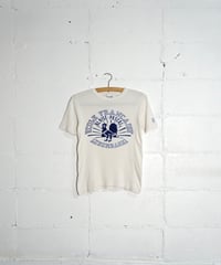 1980s French flock print T shirt