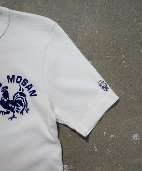 1980s French flock print T shirt