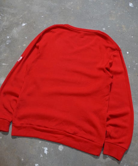 1980s French flock print L/S T shirt