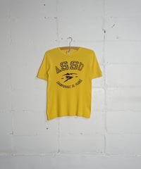 1970s French flock print T shirt