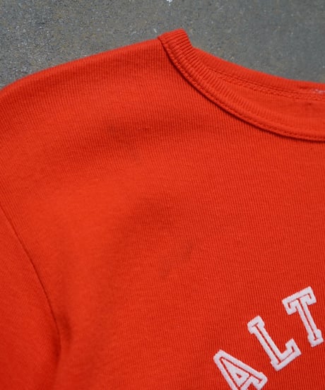 1970~80s French flock print T shirt