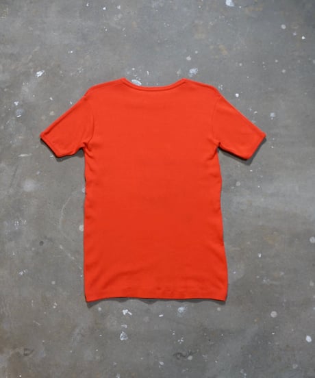 1970~80s French flock print T shirt
