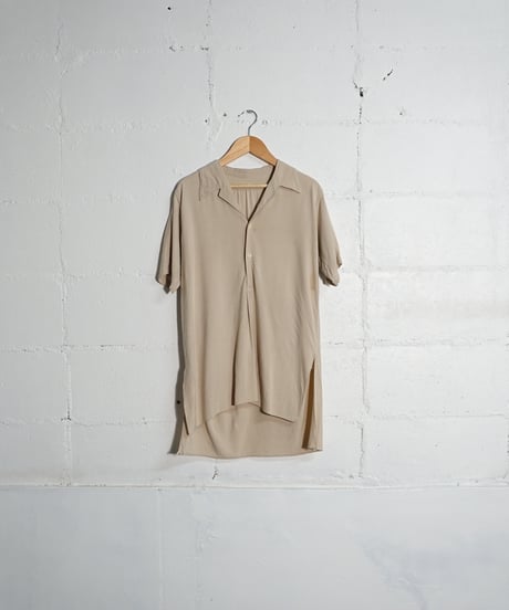1940~50s French rayon short sleeve shirts