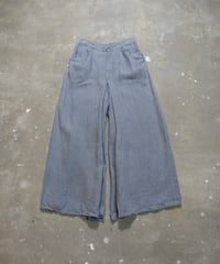 1990s agnès b linen Hakama pants “made in France”