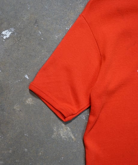 1970~80s French flock print T shirt